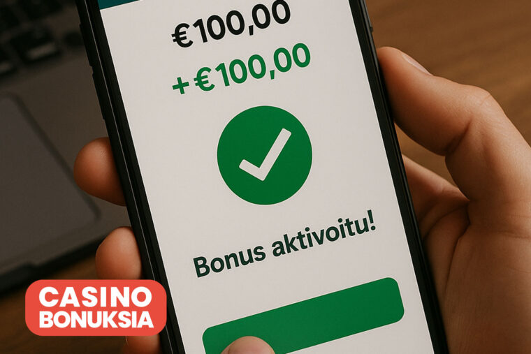 Aktivoi casino bonus